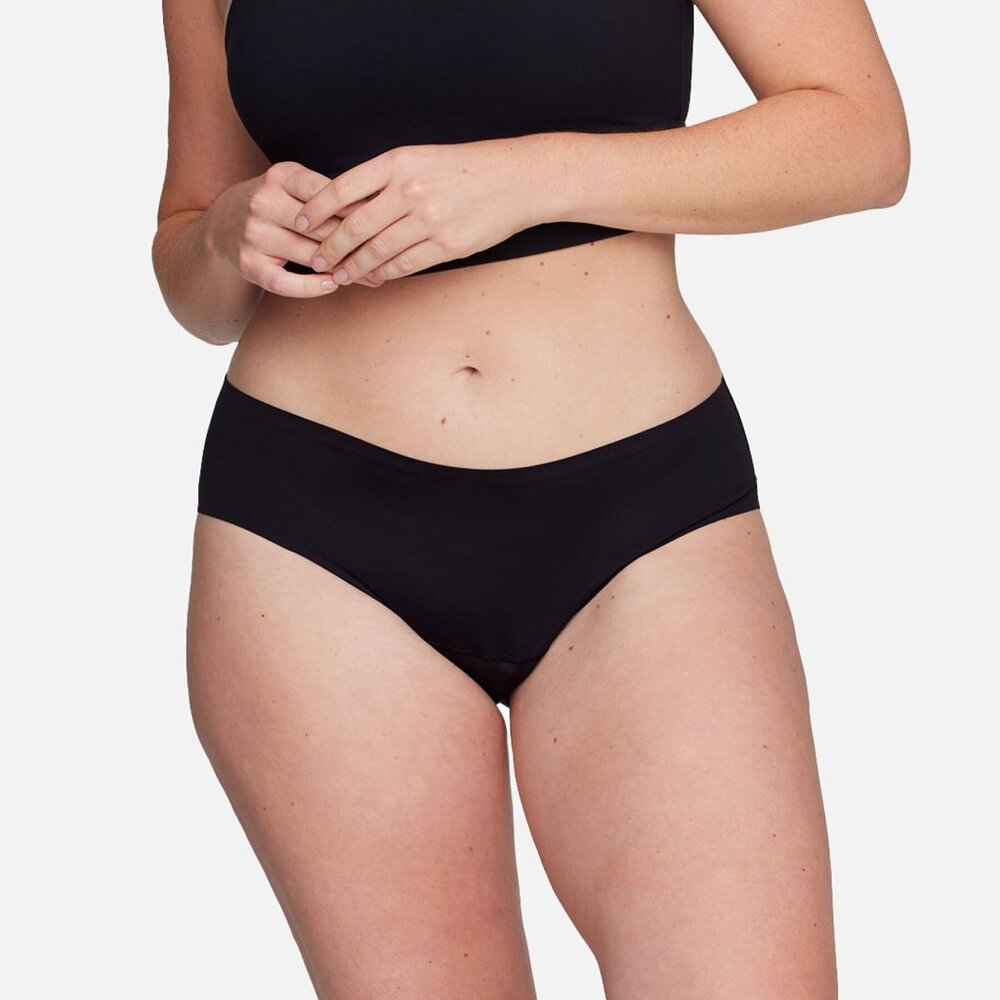 NWT Proof Powered by Always Brief Heavy Period Underwear Black Women's 2X